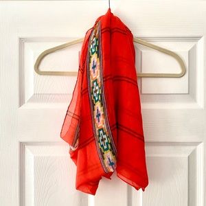J. Crew Aztec Print Scarf